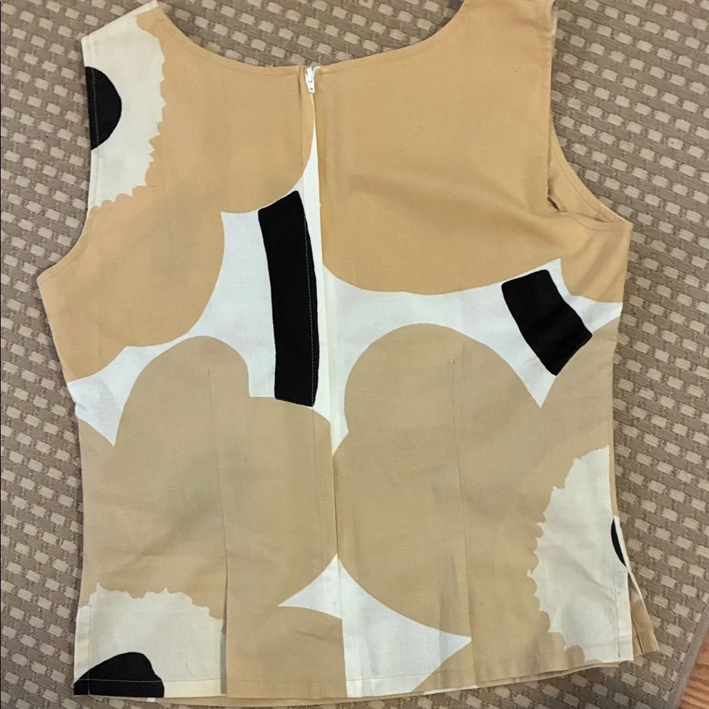 Marimekko Tailored Top 100% cotton - Picture 4 of 5